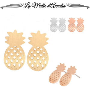 NANANAS  : boucles originales ananas