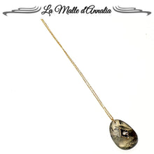Charger l&#39;image dans la galerie, CITRINE : Collier sautoir en acier chirurgical 316L