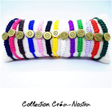 Charger l&#39;image dans la galerie, ORSU Argent : Bracelet corde douille plaquée argente 925